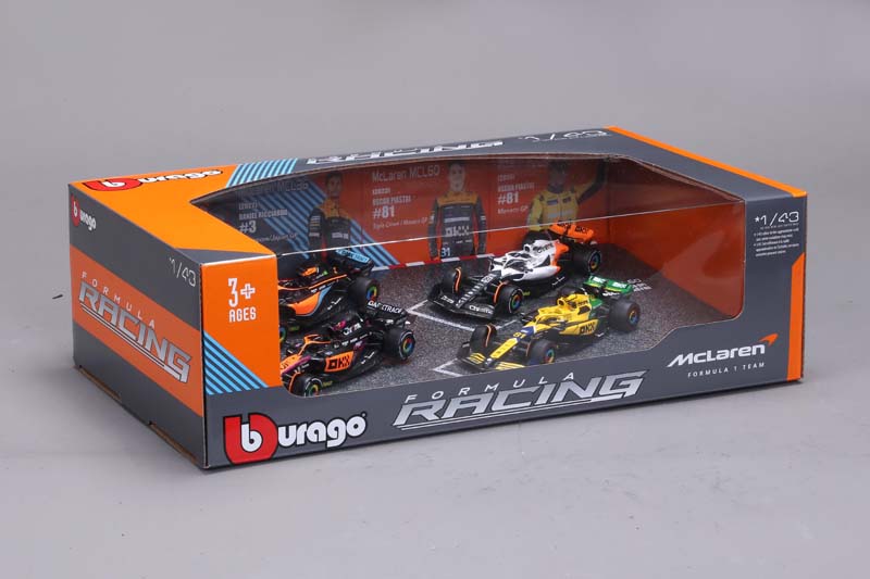 Bburago 1:43 4pc McLaren Gift Pack #4 Norris