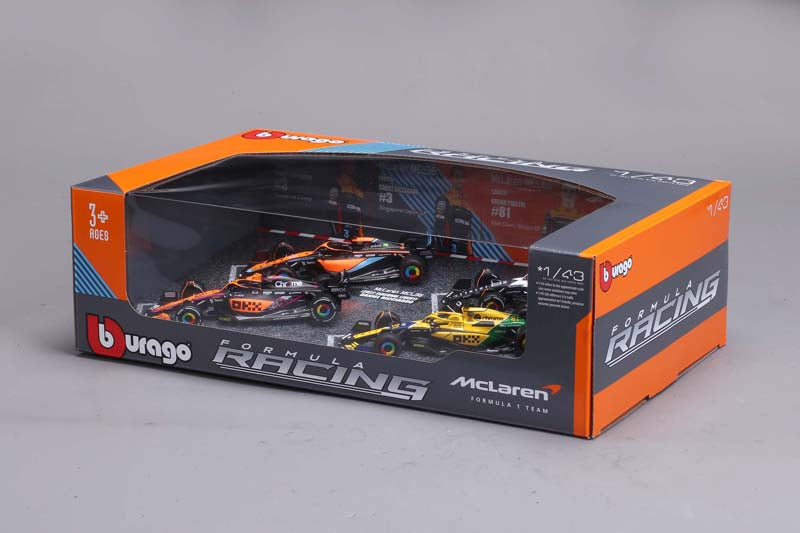 Bburago 1:43 4pc McLaren Gift Pack #4 Norris