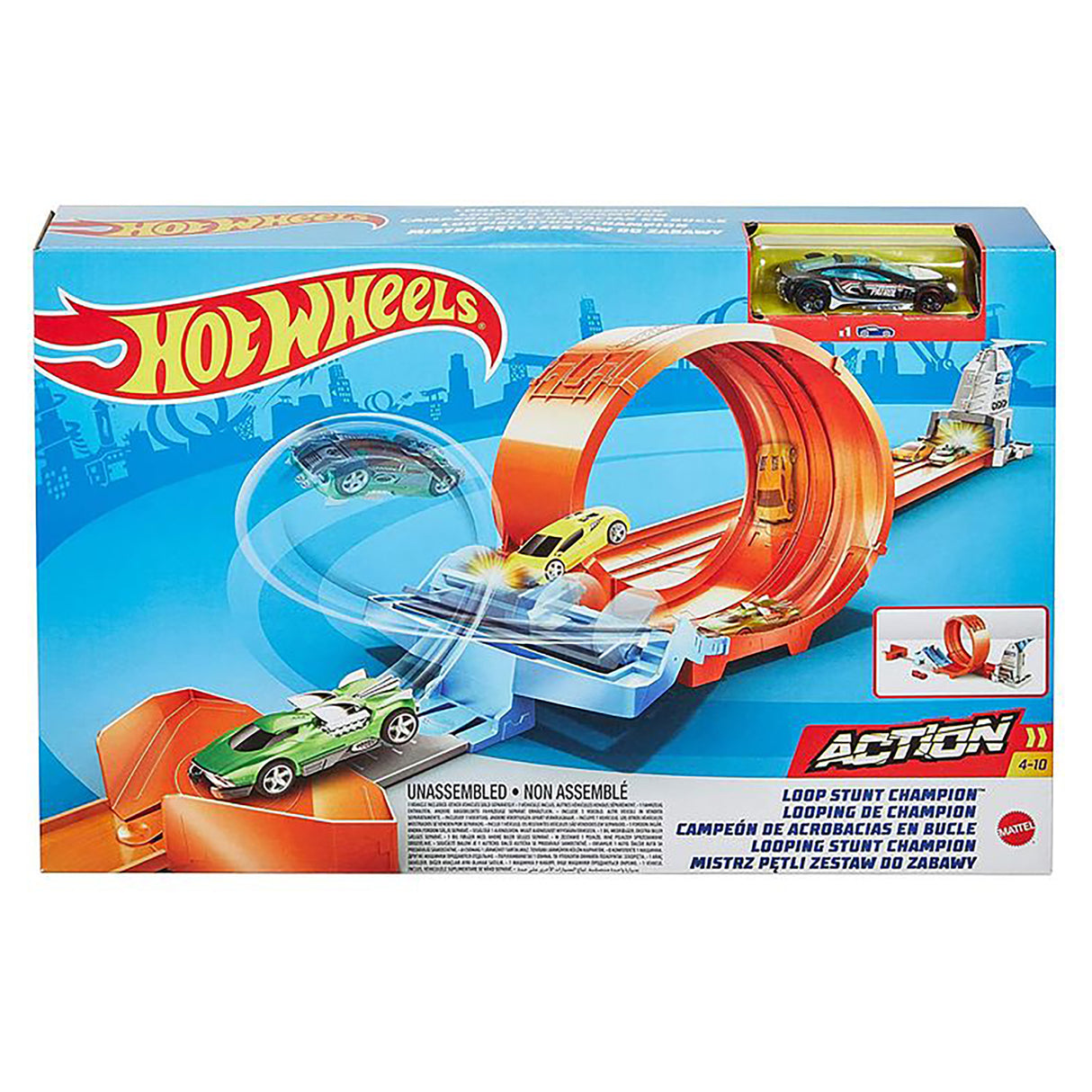 Hot Wheels Loop Stunt Champion Playset