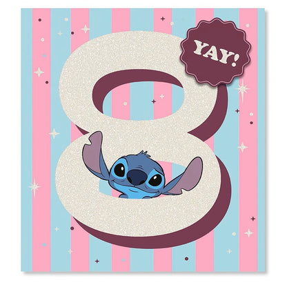 Hallmark Disney Stitch 8 Yay! Greeting Card