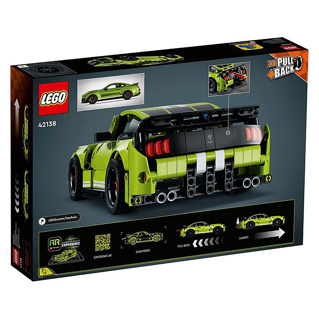 LEGO Technic Ford Mustang Shelby GT500 42138 (544 pieces)