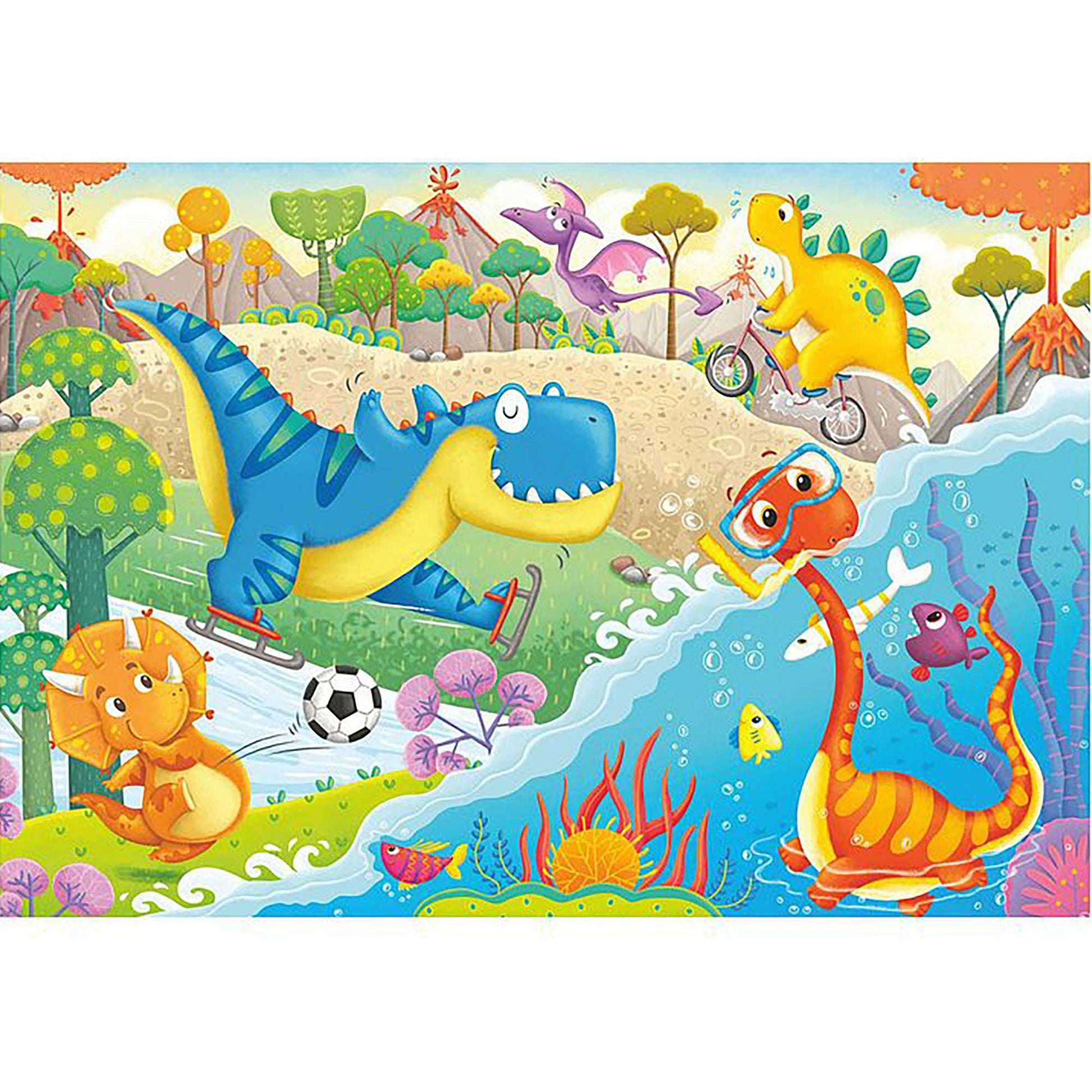 Ravensburger My Dino Friends Puzzle (2x12 pieces)