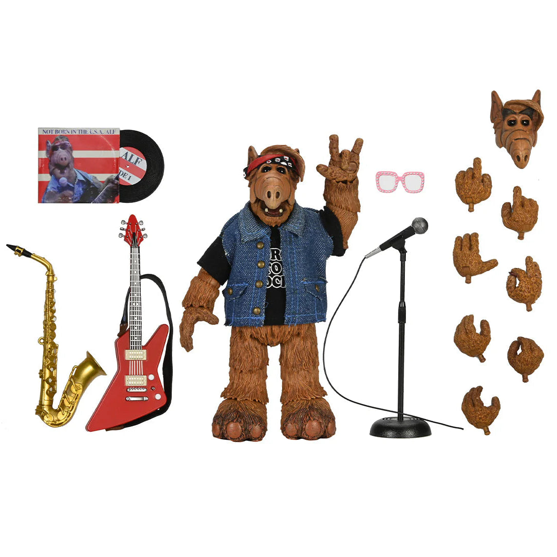 Alf Ultimate Born To Rock Alf 7" Scale Action Figure
