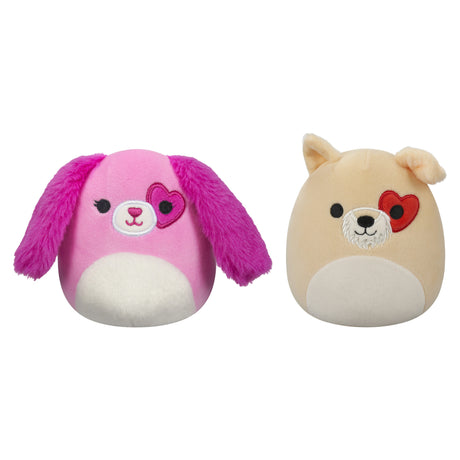 Squishmallows 7.5" Valentines Day Pairs Cooper and Sager Plush