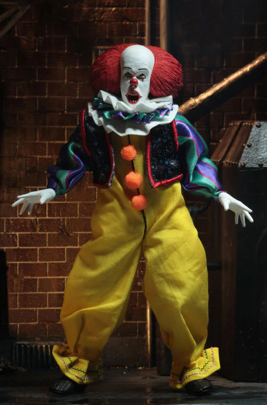 IT 1990 Movie Pennywise 8" Clothed Action Figure