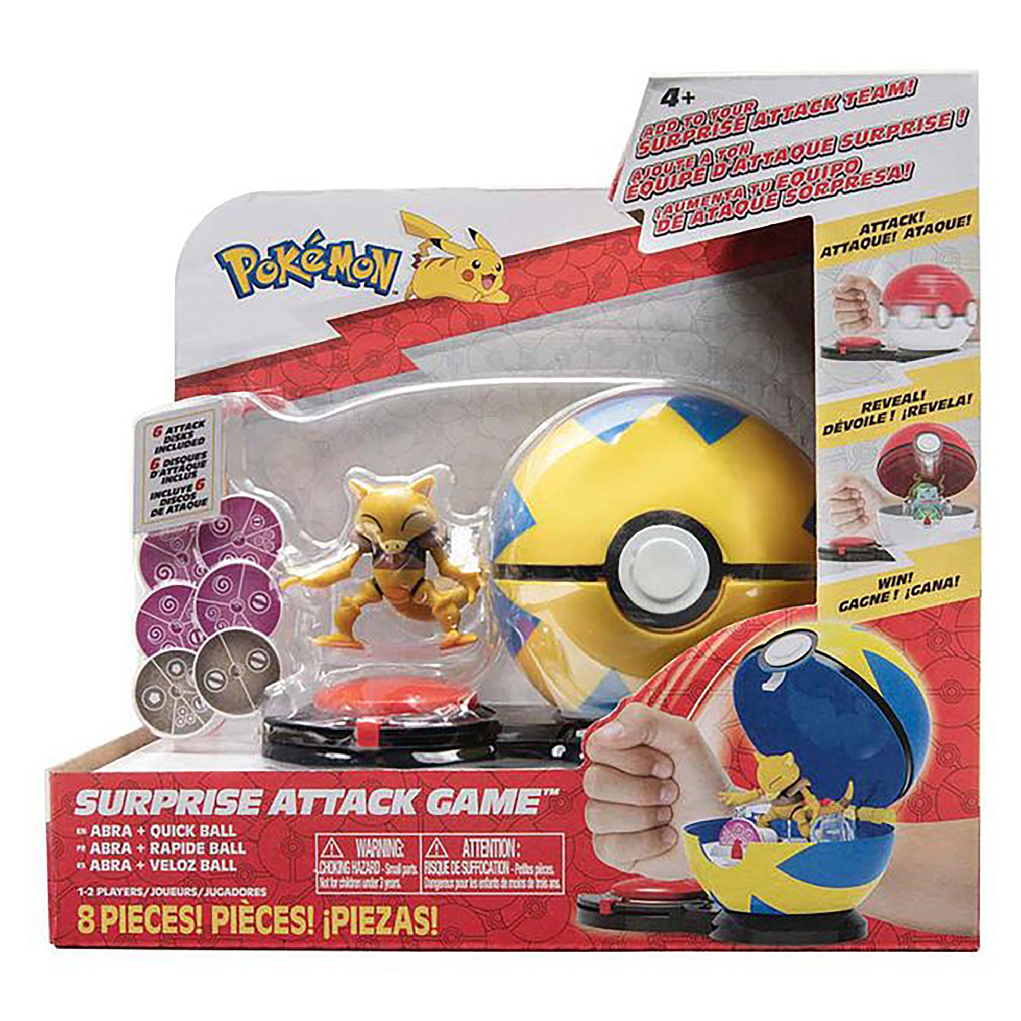 Big Balloon Pokemon Surprise Attack Game Abra Toys R Us Australia