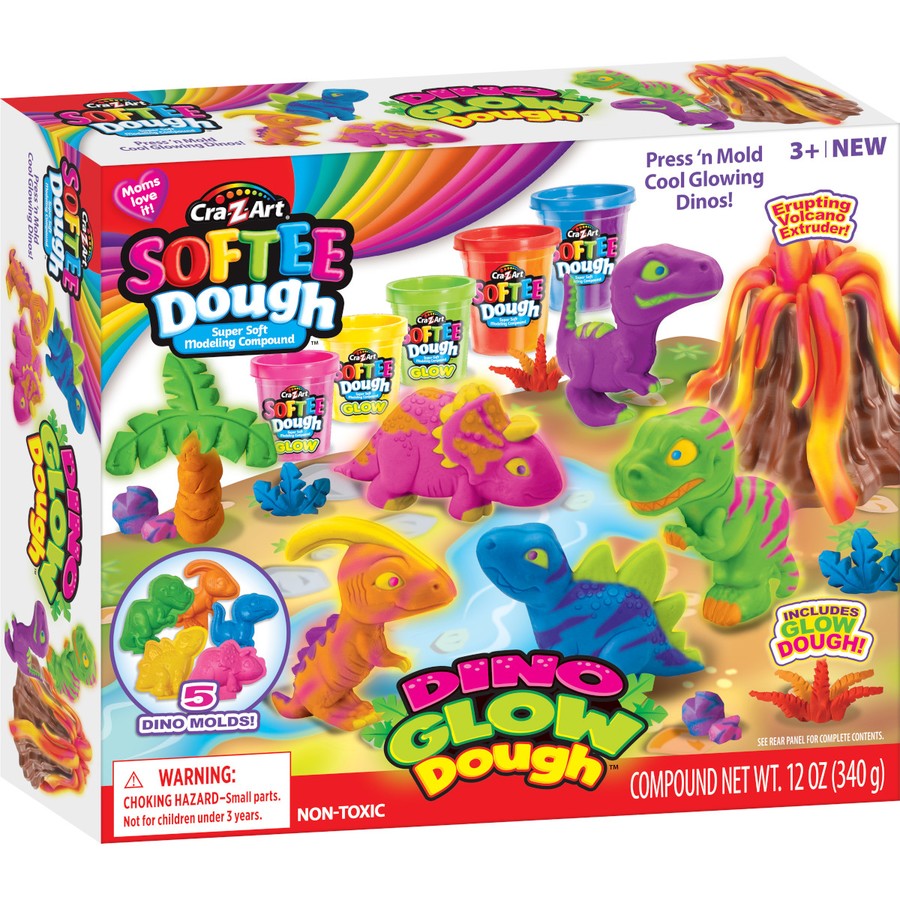 CRA-Z-ART Softee Dough Dino Neon Dough