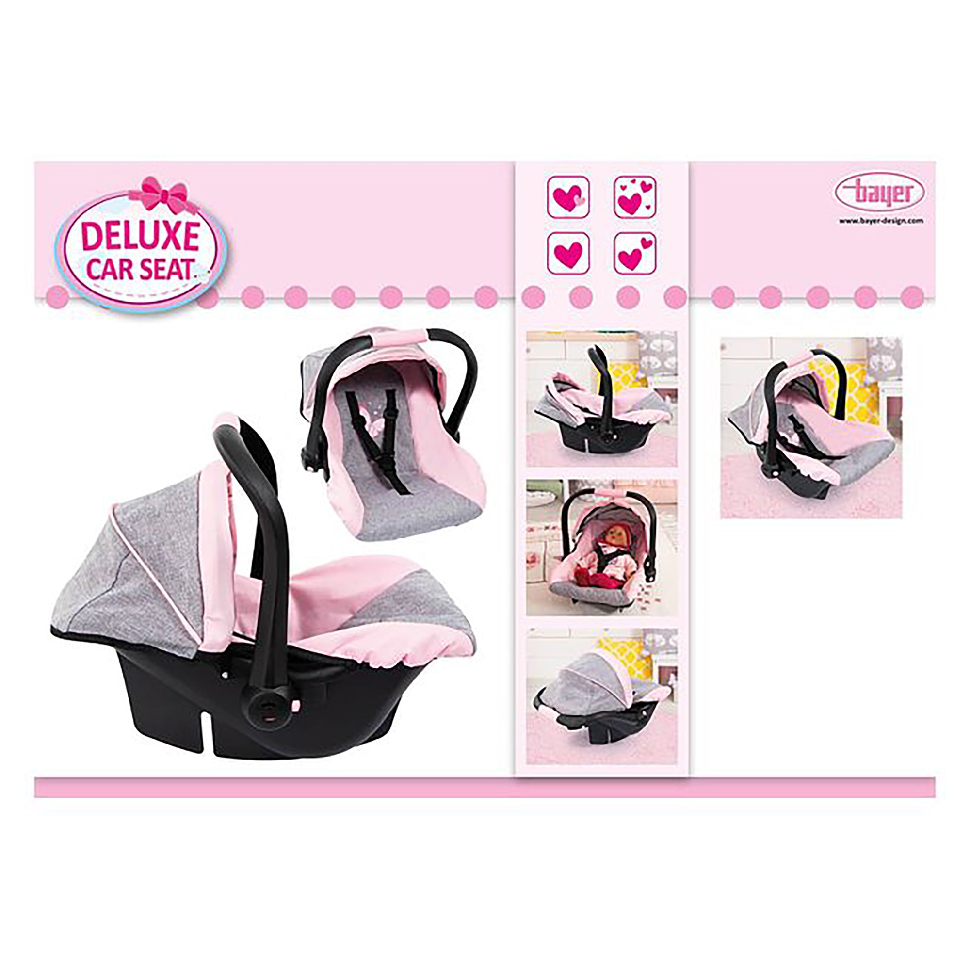 A baby doll car seat best sale