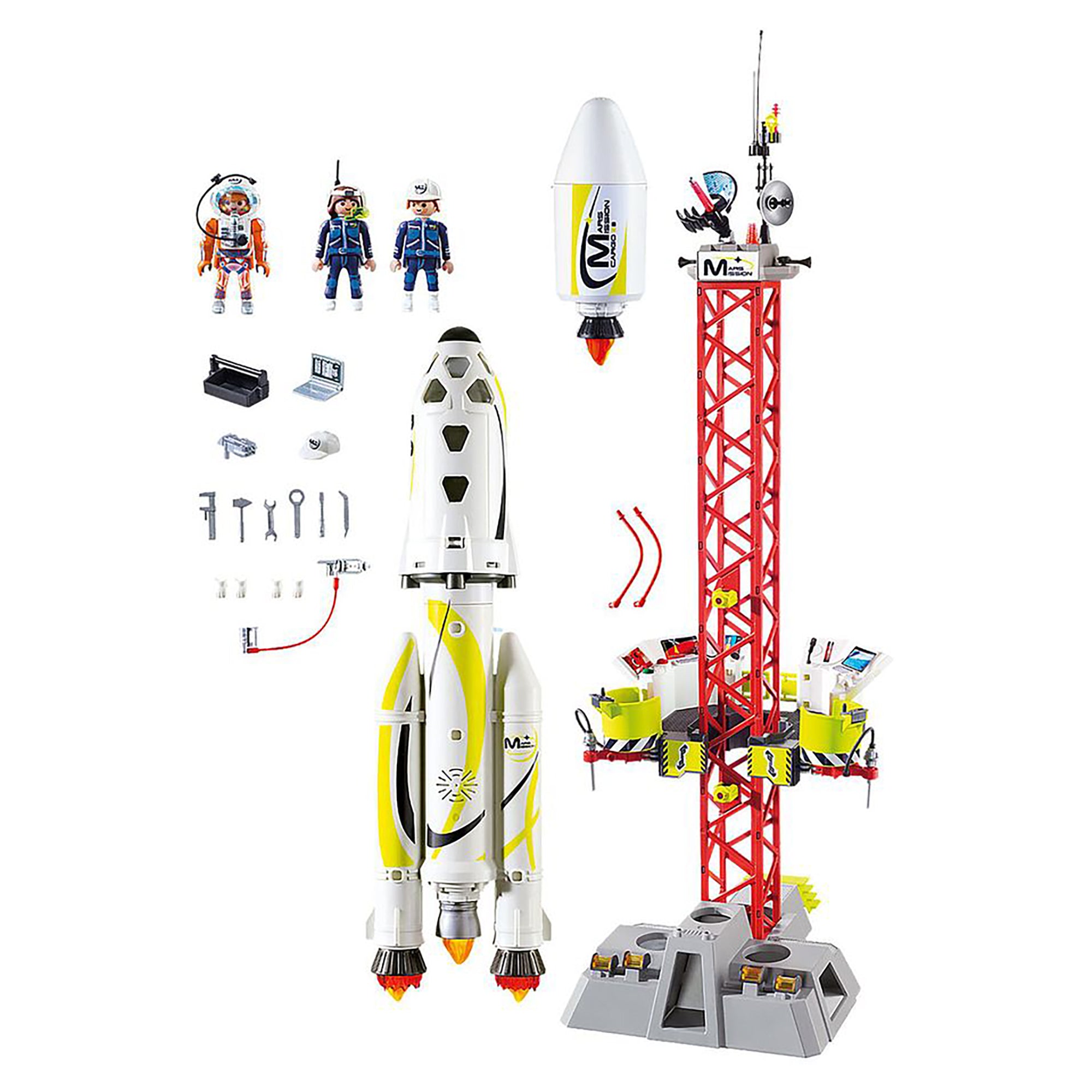 Playmobil rocket launch discount