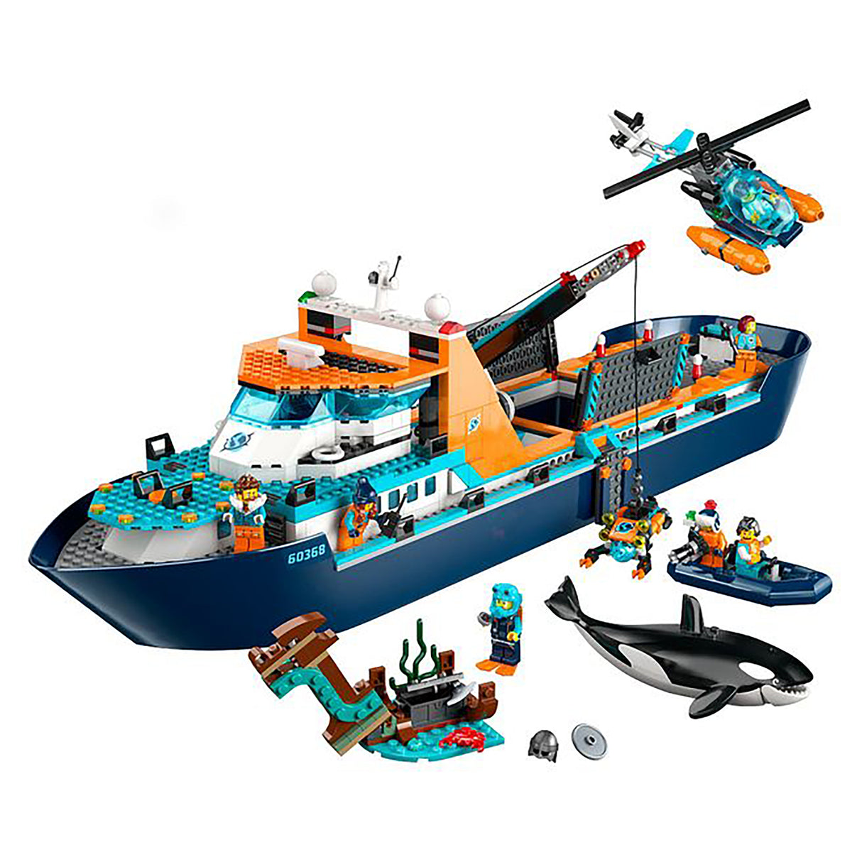 LEGO City Arctic Explorer Ship 60368 (815 pieces)