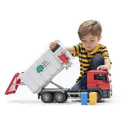 Bruder 1/16 MAN TGS Side Loading Garbage Truck