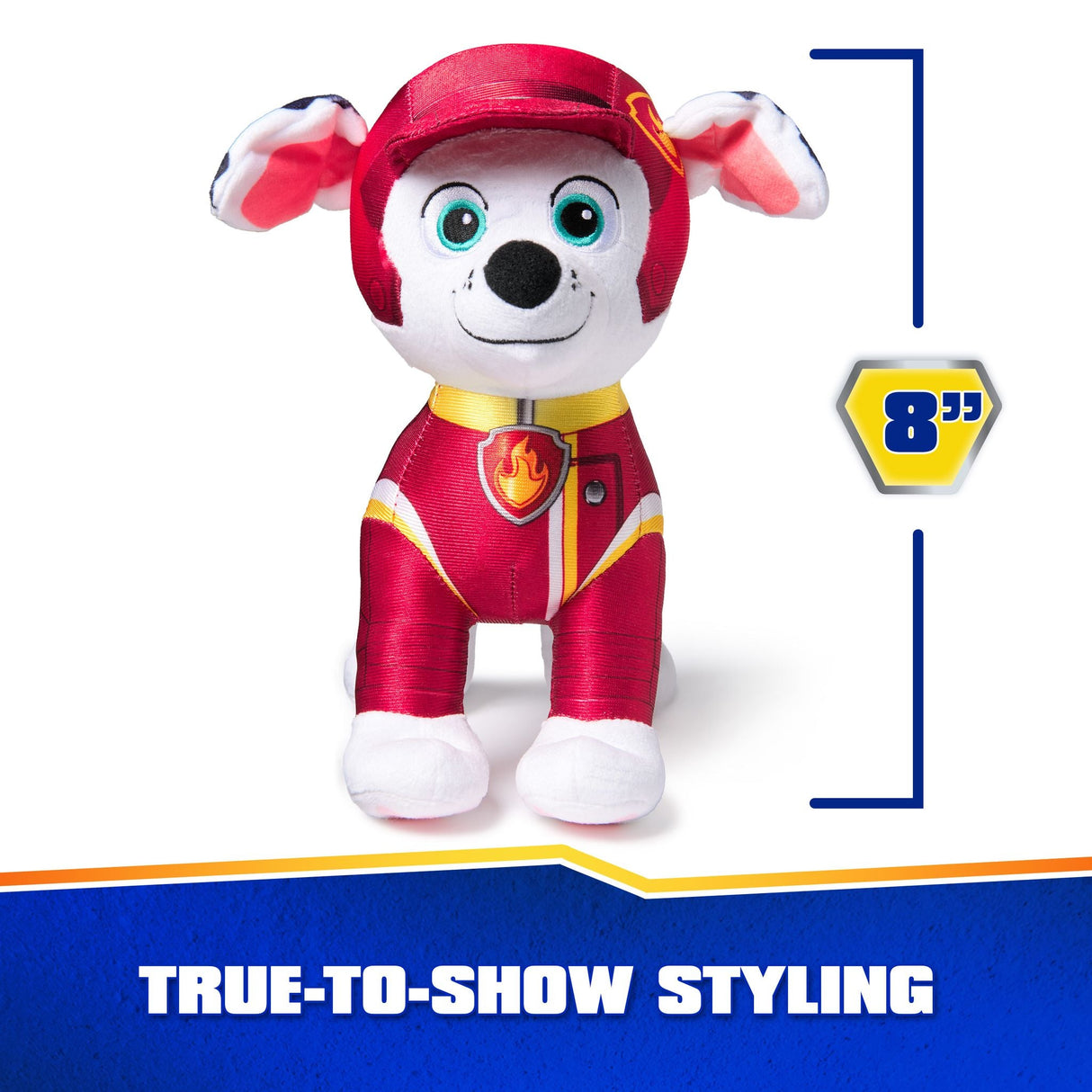 PAW Patrol Rescue Wheels Plush Marshall (8-inch)