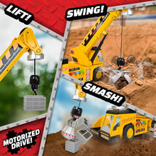 Maxx Action Motorised Lights & Sounds Mega Crane Truck Toy