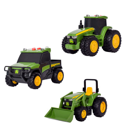 John Deere Lights & Sound Mini Tractors 3-pack