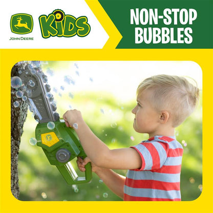 John Deere Motorised Bubble and Fun Chainsaw  