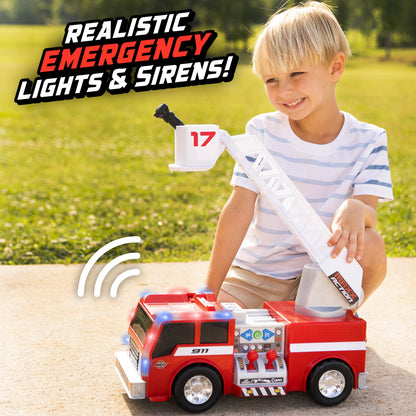Maxx Action 18" Motorised Lights & Sounds Maxx Power Fire Truck