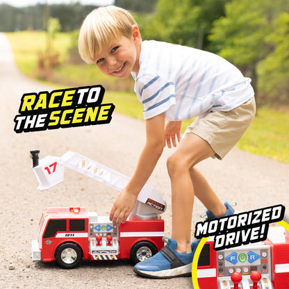 Maxx Action 18" Motorised Lights & Sounds Maxx Power Fire Truck
