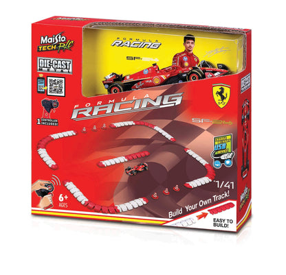 Maisto TECH Formula Racing RC 1:41 Diecast F-1 Racing Track 2024 Ferrari SF-24 Leclerc #16