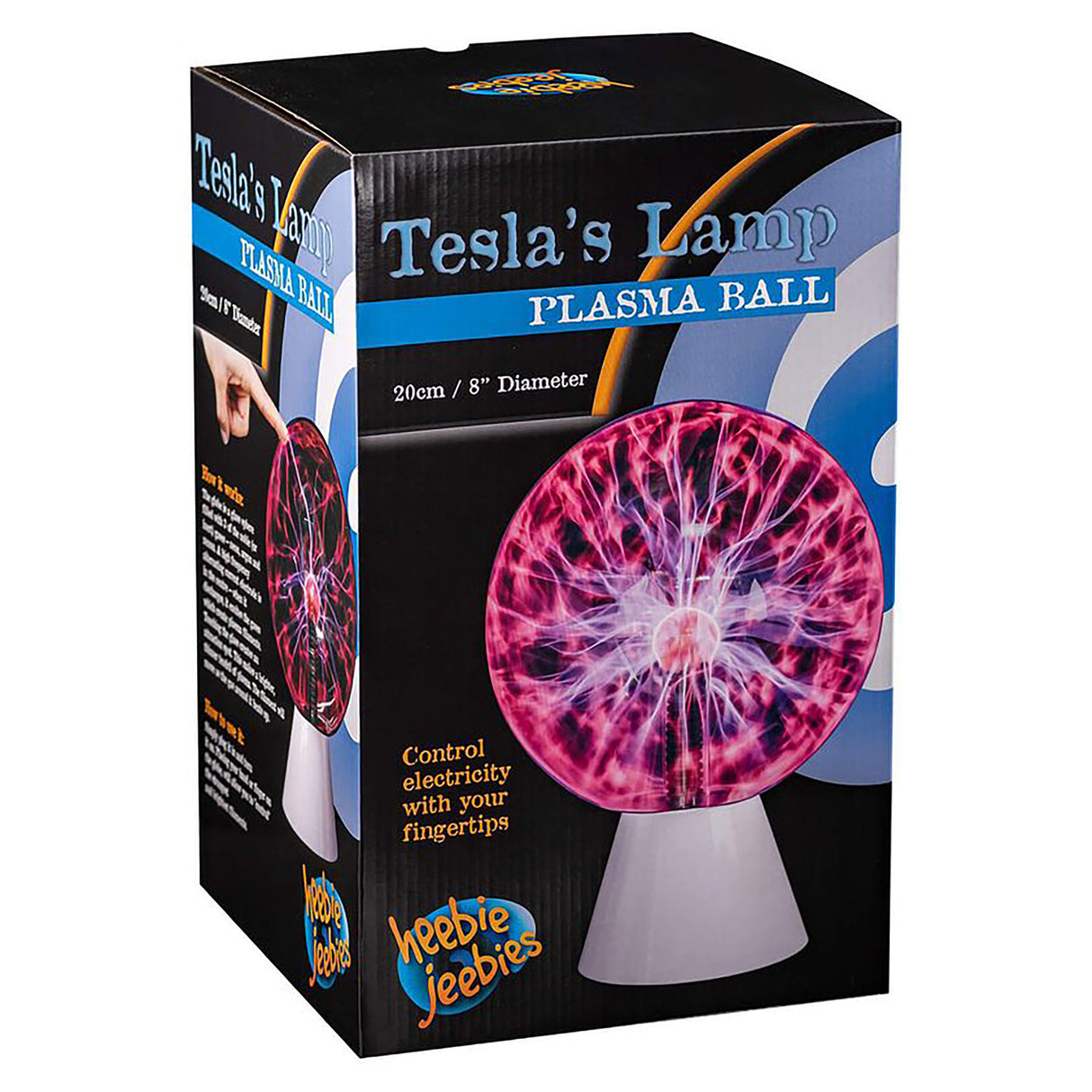 Heebie Jeebies Tesla's Lamp Plasma Ball (20 cms)