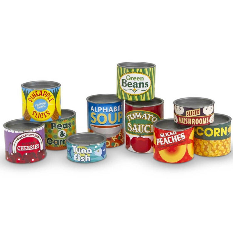 Melissa & Doug Let's Play House! Grocery Cans