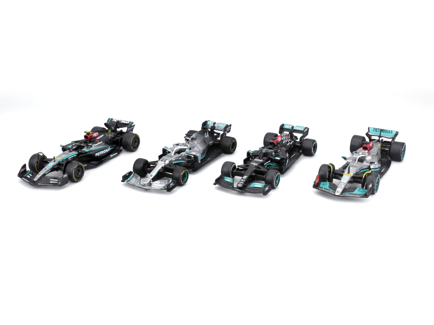 Bburago 1:43 4pc Mercedes Gift Pack #44 Hamilton