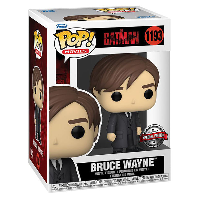 Funko The Batman (2022) - Bruce Wayne In Suit Pop! Vinyl Figure
