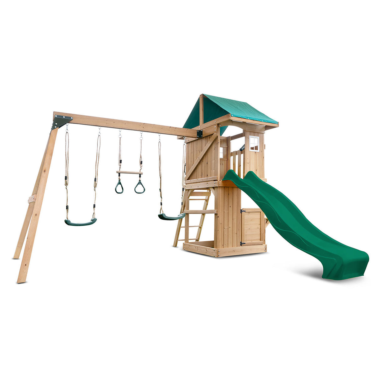 Lifespan Kids Montrose Play Centre Set with 2.2m Green Slide