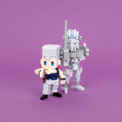 nanoblock JoJo: 2 Build Pack - Jean Pierre Polnareff & Silver Chariot