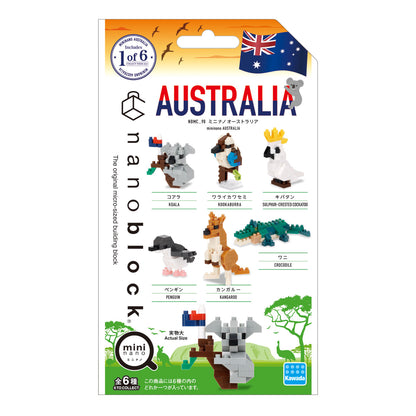 nanoblock mininano Australia Box of 6 Animals