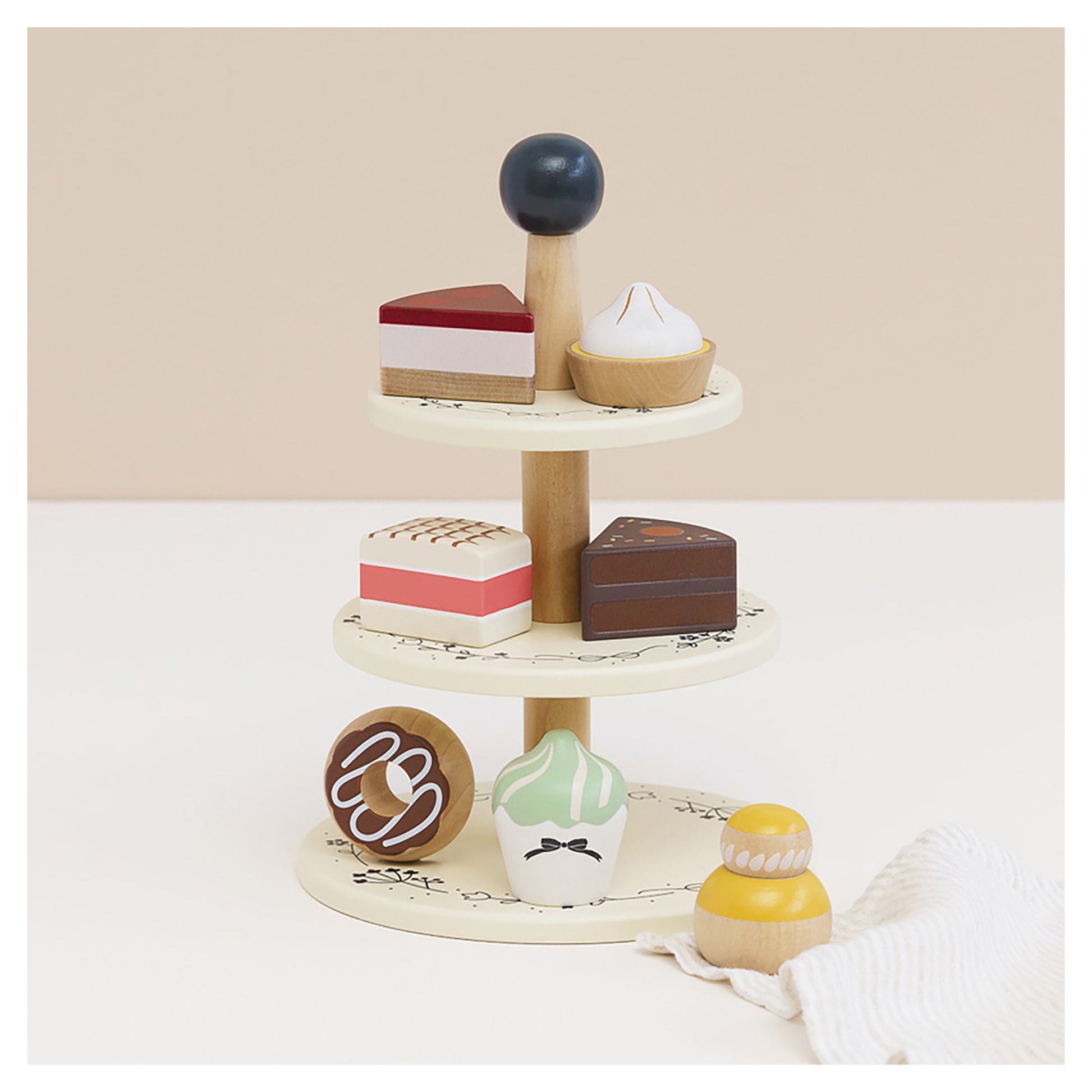 Le Toy Van Three Tier Patisserie Cake Stand