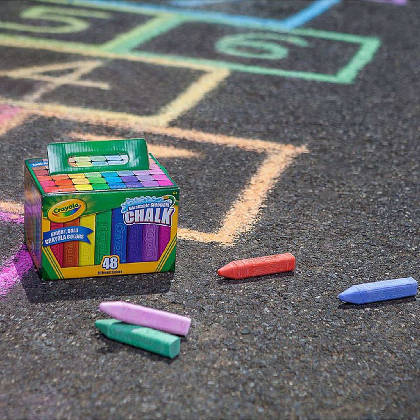 Crayola 48 Washable Sidewalk Chalks Set