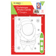 Teacher's Choice Christmas Cut Out Photo Cards 3 Designs (12 piece)