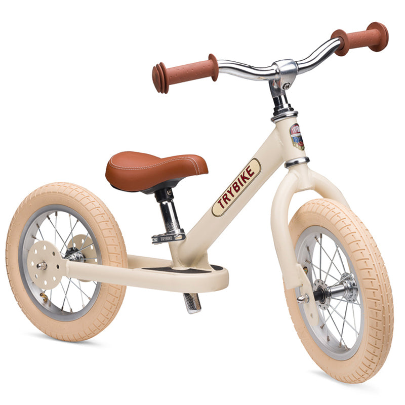 Trybike Vintage Cream 2 in 1 Balance Bike