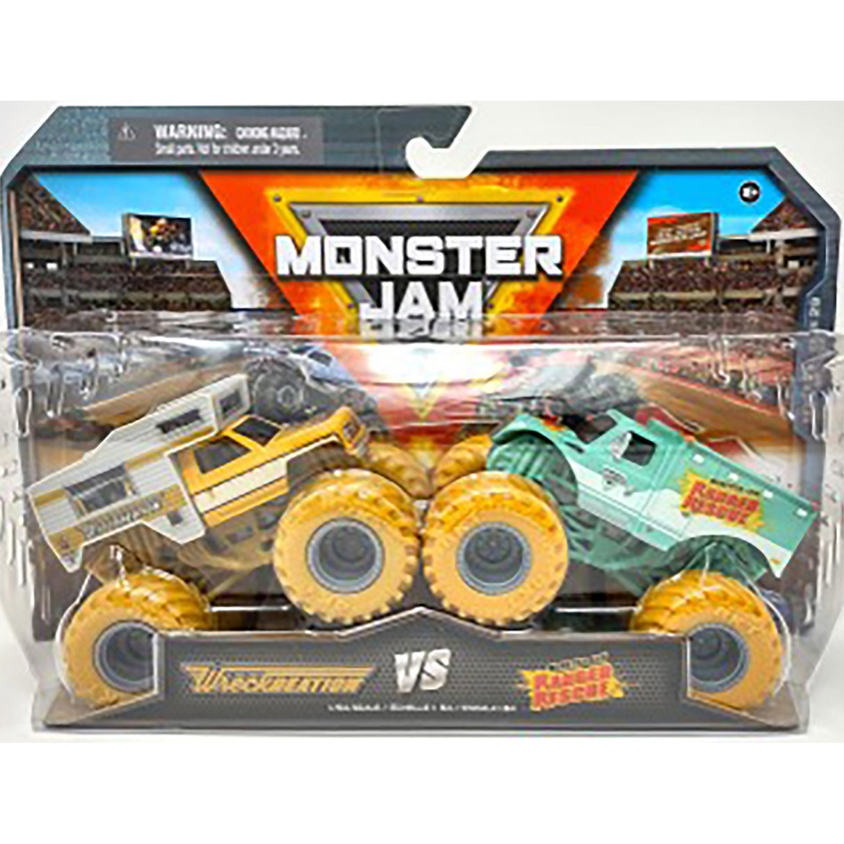 Monster Jam 1:64 Die Cast 2 Pack - Wreckreation VS Ranger Rescue Series 29