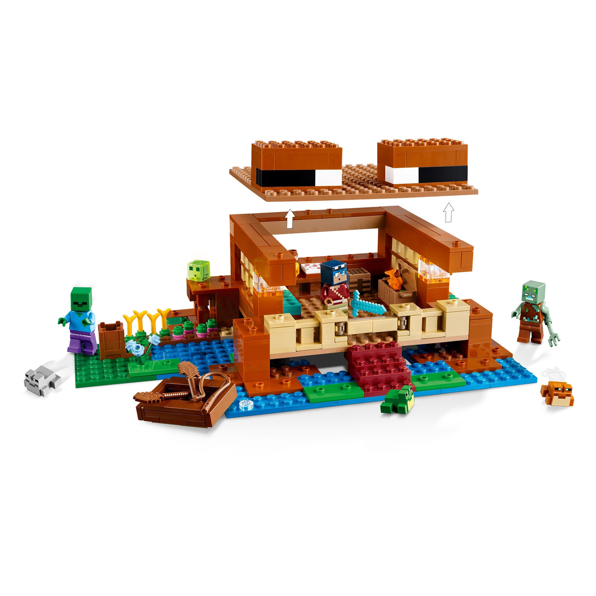 LEGO Minecraft The Frog House 21256, (400-pieces)