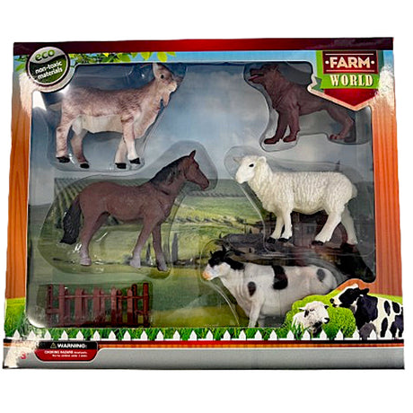 Farm World 6 piece Animal Figure Set