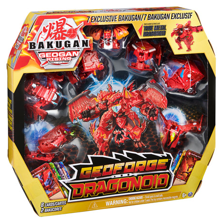 Bakugan Geogan Rising Geoforce Dragonoid Set
