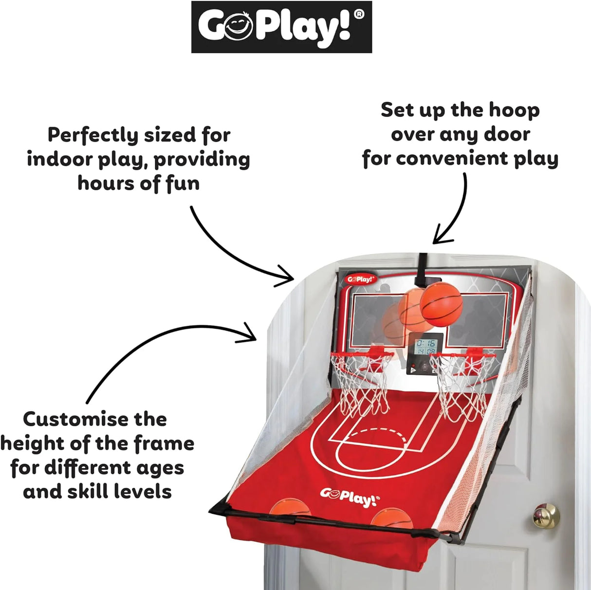 Go Play! Over the door 2 Shot Basketball