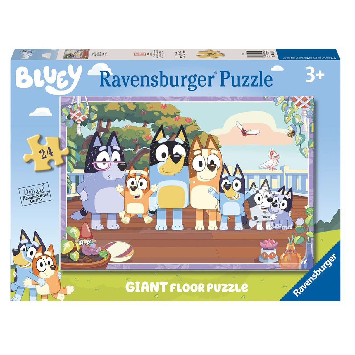 Ravensburger Bluey Family Time Giant Floor Puzzle 24 pieces