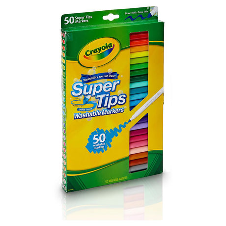 Crayola Super Tips Markers (Pack of 50)