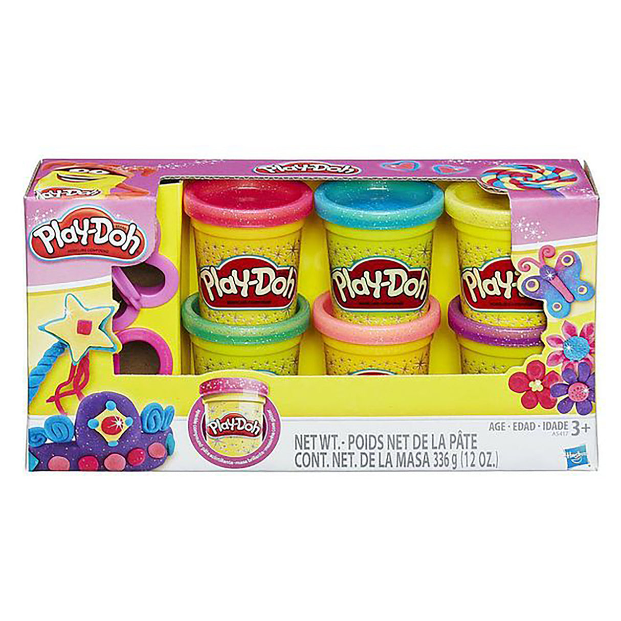 Play-Doh Sparkle Compound Collection (Pack of 6)