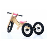 Trybike 4 in 1 Wooden Bike Pink Saddle Seat Cover & Chin Protector