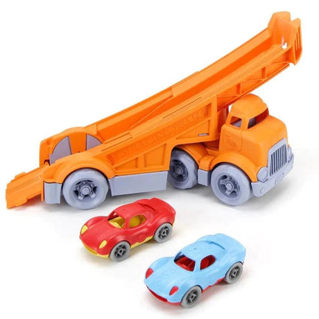 Green Toys Racing Play Truck with 2 Racers