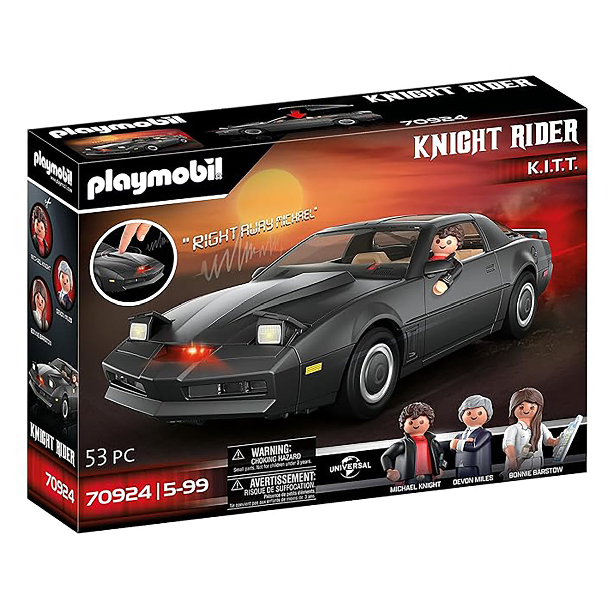 Playmobil Knight Rider - K.I.T.T. (53 pieces)