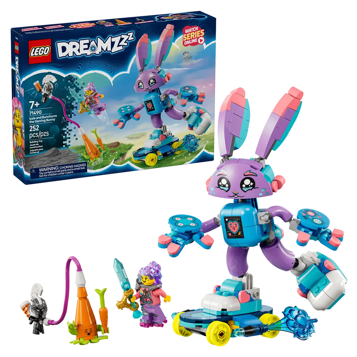 LEGO Dreamzzz Izzie and Bunchurro the Gaming Bunny 71490