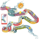 48 pcs Bath Toys Water Slide Toy Track