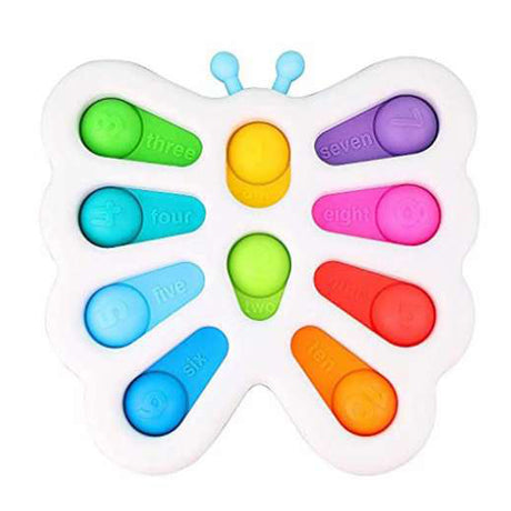 10 Dot Sensory Fidget Toy Butterfly With Numbers