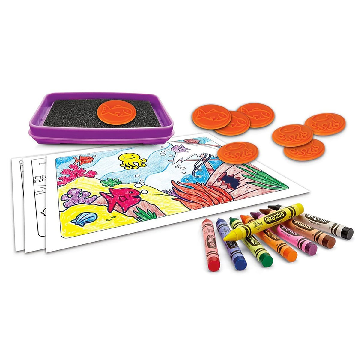 Crayola Stamp & Colouring Kit