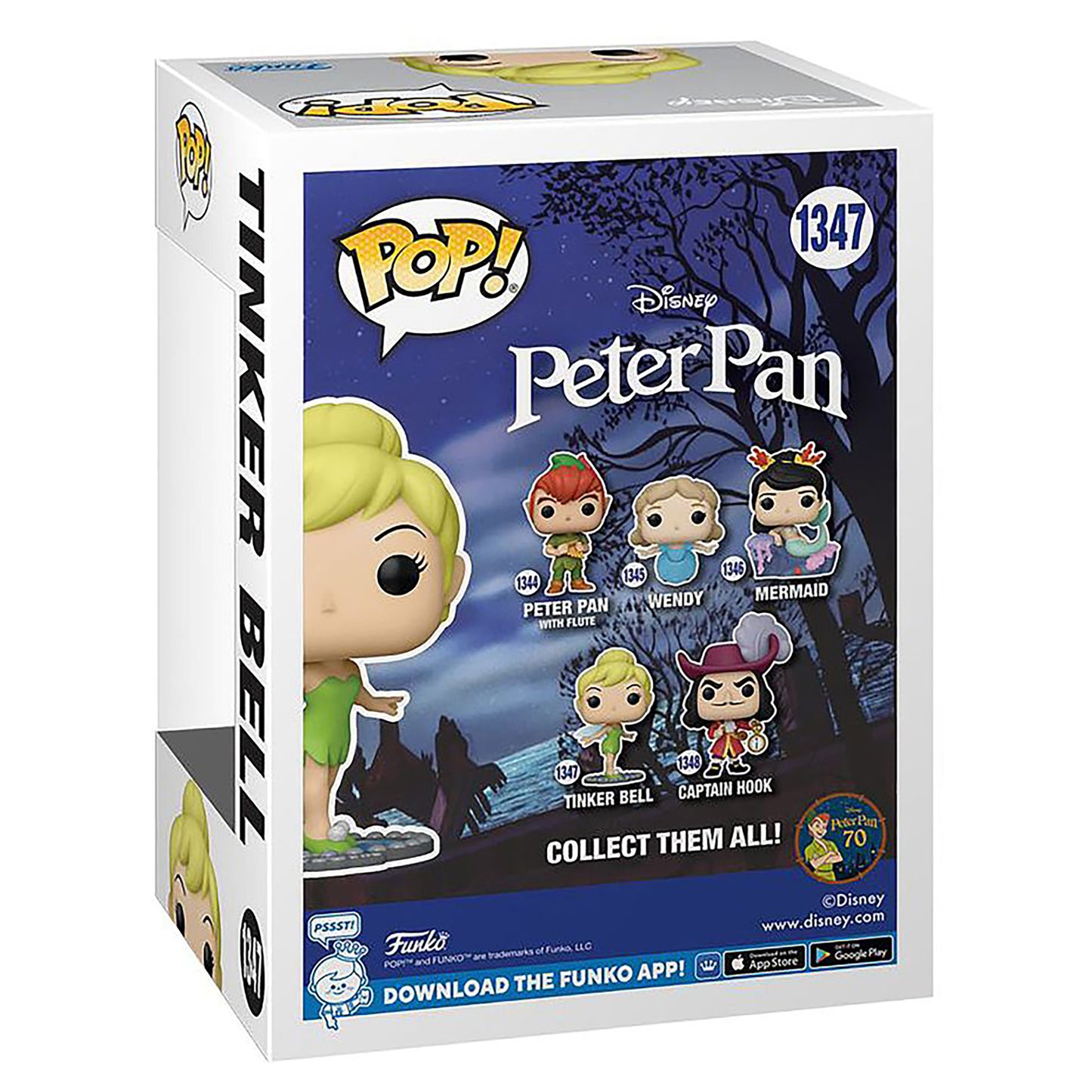 Funko Peter Pan 70th Anniversary - Tinkerbell on Mirror Pop!