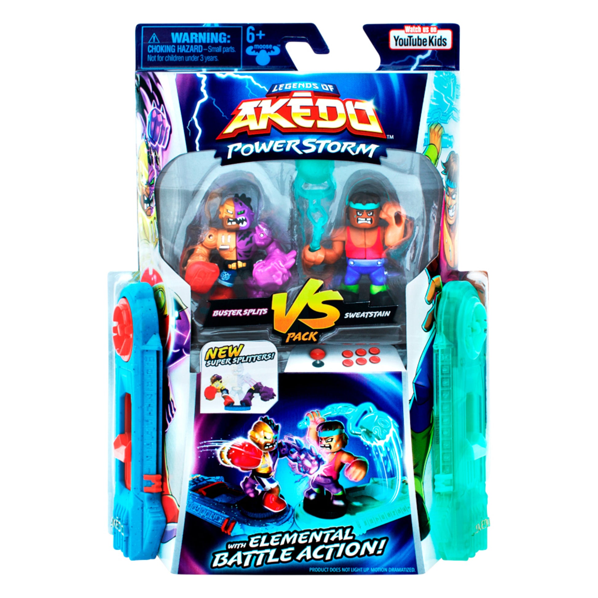 Akedo S4 Versus Buster Splits Vs Sweatstain